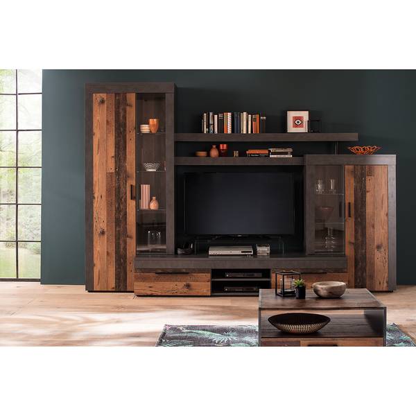 Couchtisch Storm Altholz Pinie Dekor / Vintage Grau