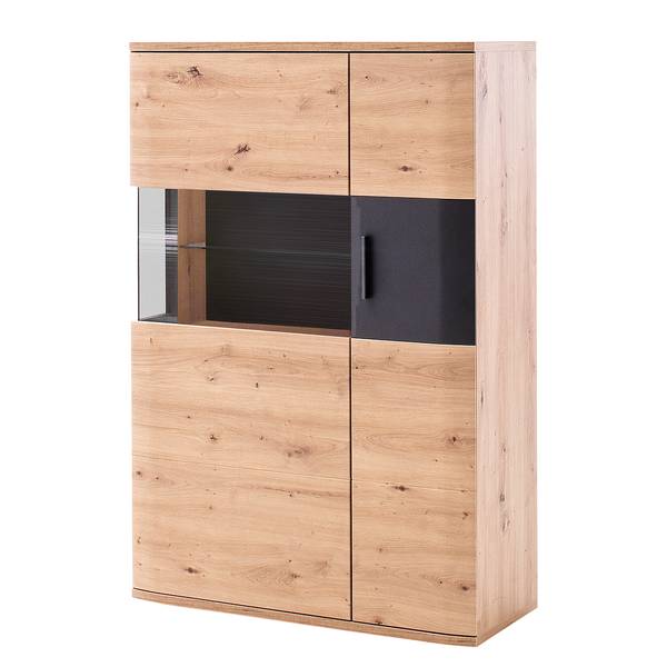 Highboard Callington II Balkeneiche Dekor / Anthrazit