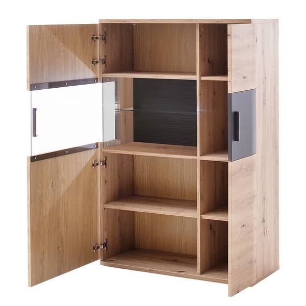 Highboard Callington II Balkeneiche Dekor / Anthrazit