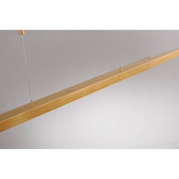 LED-Pendelleuchte Adriana Eisen / Aluminium - 3-flammig