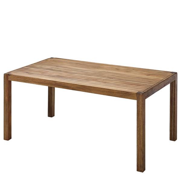 Massiver Gartenesstisch Bayton Akazie massiv - Akazie Braun - Breite: 160 cm