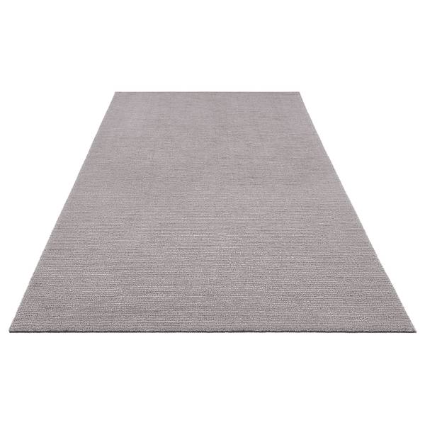 Kurzflorteppich Supersoft Webstoff - Rauchgrau - 200 x 290 cm