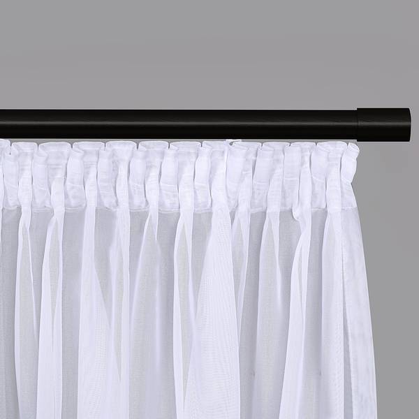 Gardine Laura II Webstoff - Weiß - 450 x 175 cm