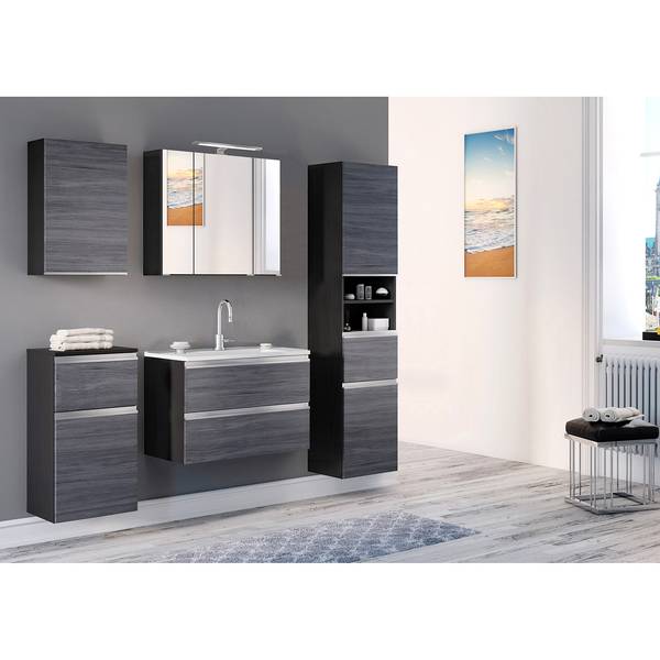Hochschrank Dante Rauchsilber / Graphit