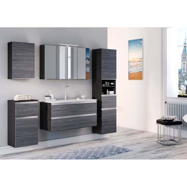 Hochschrank Dante Rauchsilber / Graphit
