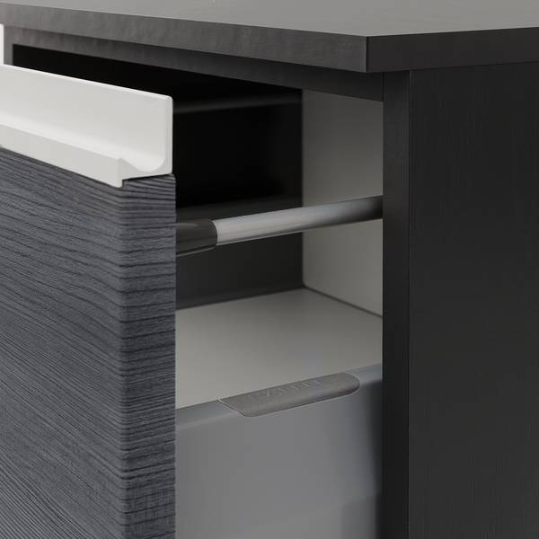 Hochschrank Dante Rauchsilber / Graphit