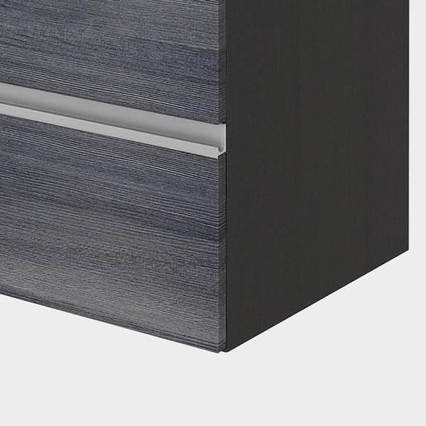 Mobile basso Dante Argento cenere / Grafite