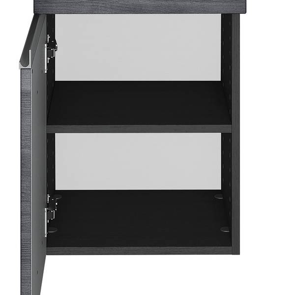 Mobile basso Dante Argento cenere / Grafite