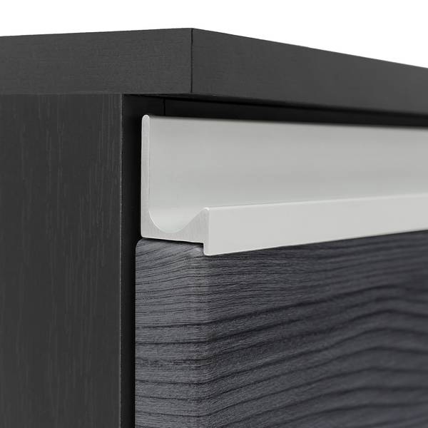 Mobile basso Dante Argento cenere / Grafite