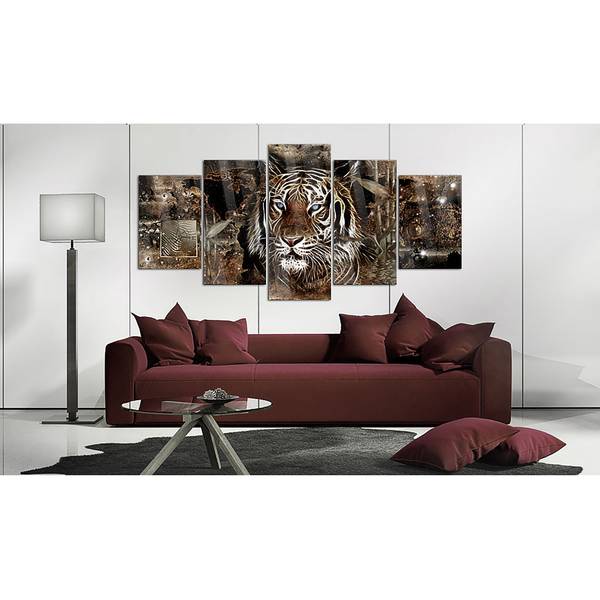 Acrylglasbild Guard of the Jungle Acrylglas - Braun - 200 x 100 cm