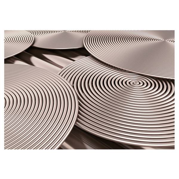 Papier peint intissé Copper Spirals 150 x 105 cm