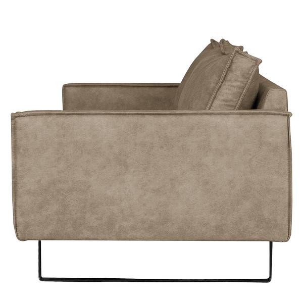 2,5-Sitzer Sofa Liel Samt - Microfaser Priya: Beige