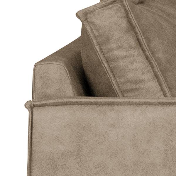 2,5-Sitzer Sofa Liel Samt - Microfaser Priya: Beige