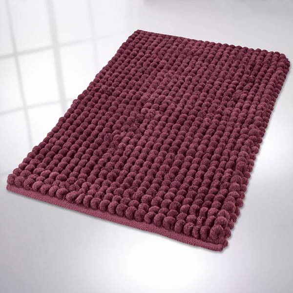 Badteppich Celine Mischgewebe - Braun - 100 x 60 cm