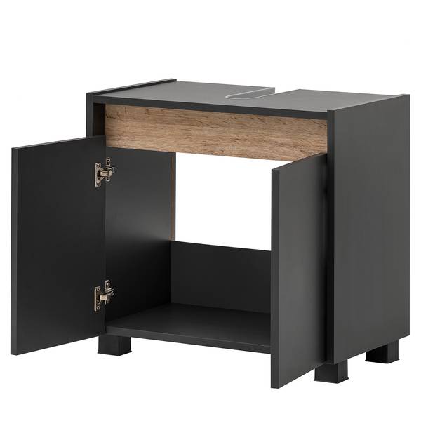 Set di 3 mobili da bagno Cosmo Color antracite