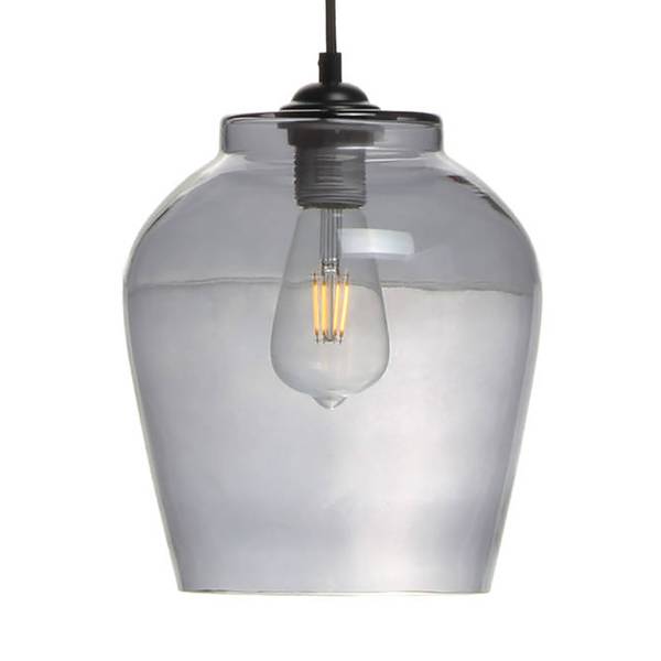 Pendelleuchte Sombra I Glas / Eisen - 1-flammig