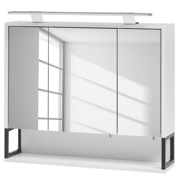 Set di 3 mobili da bagno Limone II Illuminazione inclusa - Bianco