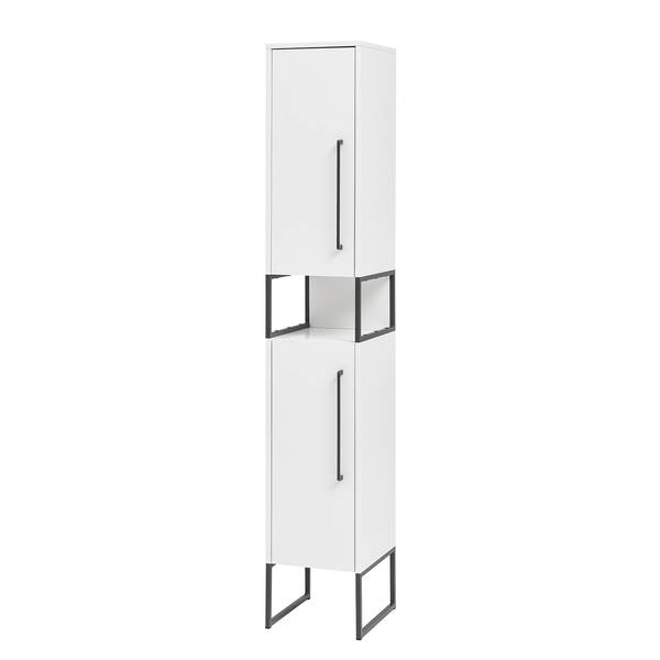 Set di 3 mobili da bagno Limone II Illuminazione inclusa - Bianco