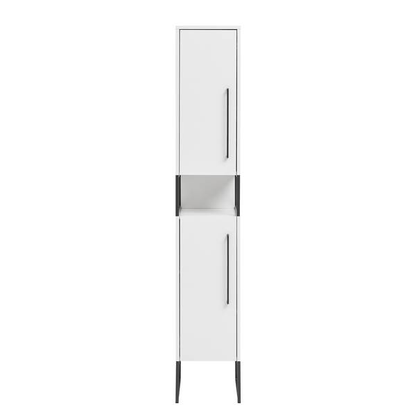 Set di 3 mobili da bagno Limone II Illuminazione inclusa - Bianco