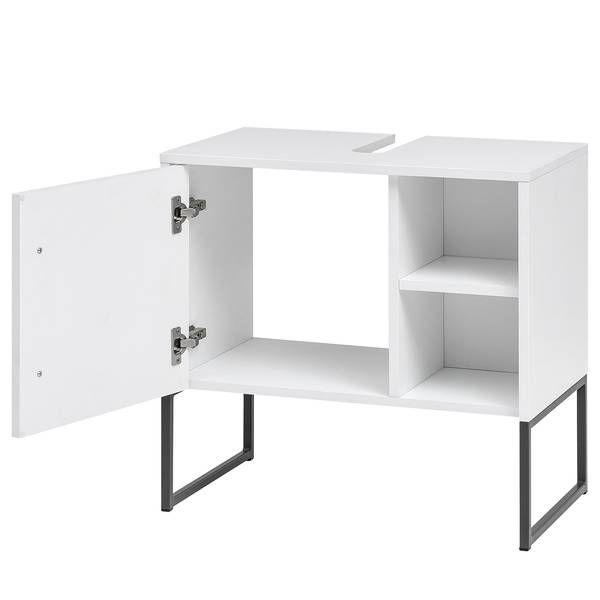 Set di 3 mobili da bagno Limone II Illuminazione inclusa - Bianco