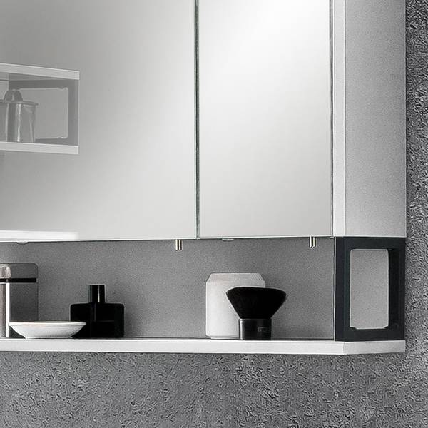 Set di 3 mobili da bagno Limone II Illuminazione inclusa - Bianco