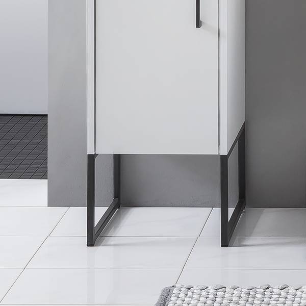 Set di 3 mobili da bagno Limone II Illuminazione inclusa - Bianco