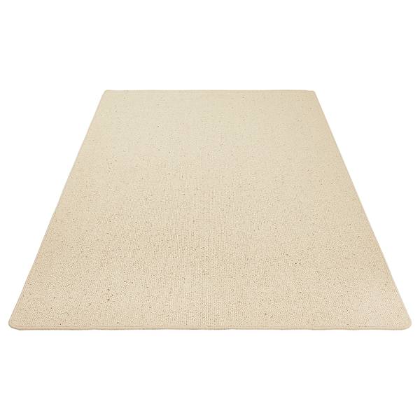 Wollteppich Volterra Schurwolle - Creme - 67 x 140 cm
