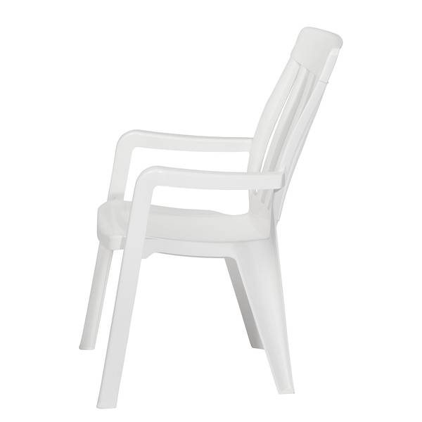 Stapelstuhl Palma Polyethylen - Weiß