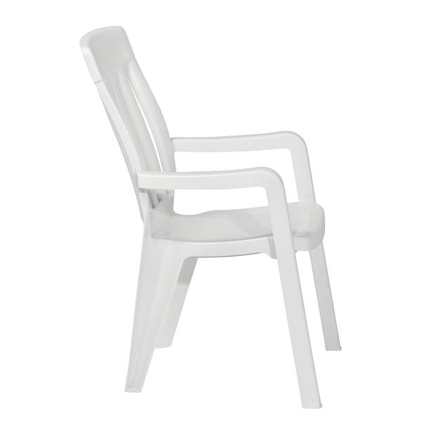 Stapelstuhl Palma Polyethylen - Weiß