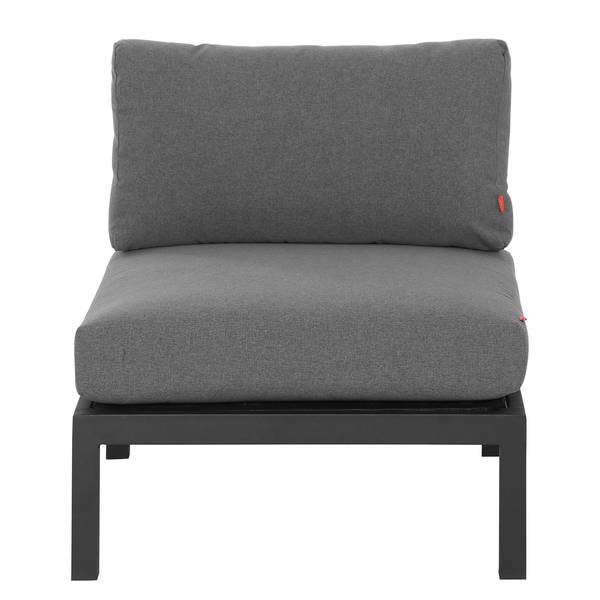 Loungesessel Alvida Aluminium / Polyester - Anthrazit