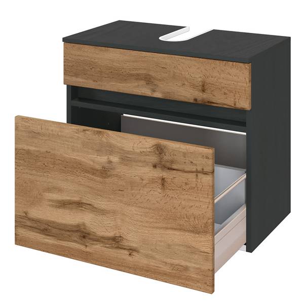 Waschbeckenunterschrank Verciano Wotaneiche Dekor