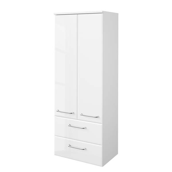 Midischrank Quickset 341 I Hochglanz Weiß - Breite: 50 cm