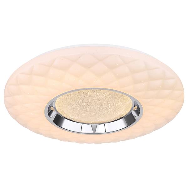 LED-Deckenleuchte Magnifique II Acryl / Chrom - 1-flammig