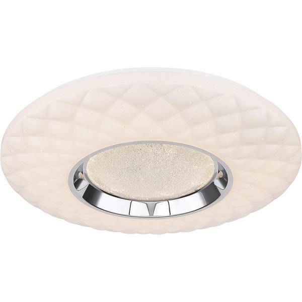 LED-Deckenleuchte Magnifique II Acryl / Chrom - 1-flammig