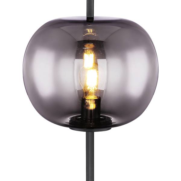 Lampadaire Blacky Verre fumé / fer - 1 flamme