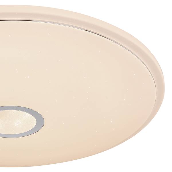 LED-plafondlamp Lamon acryl/chroom - 2-lichts