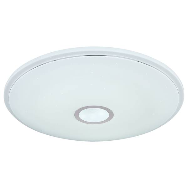 LED-plafondlamp Lamon acryl/chroom - 2-lichts