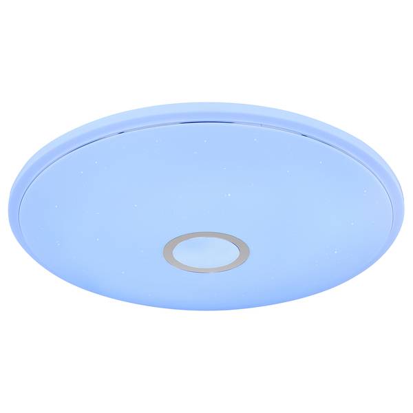 LED-plafondlamp Lamon acryl/chroom - 2-lichts