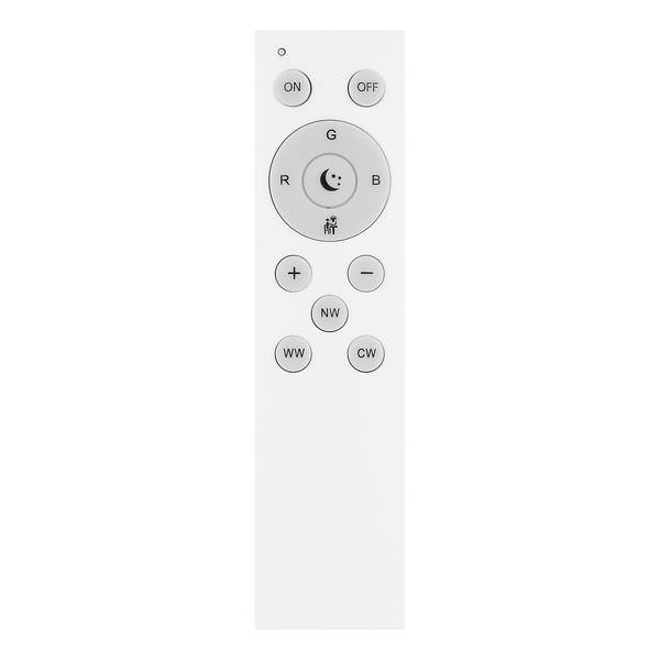 LED-plafondlamp Lamon acryl/chroom - 2-lichts