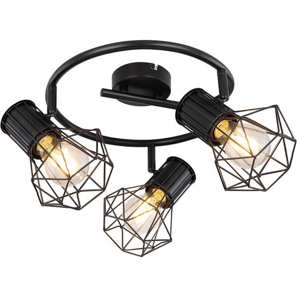 Plafondlamp Priska II ijzer - 3-lichts