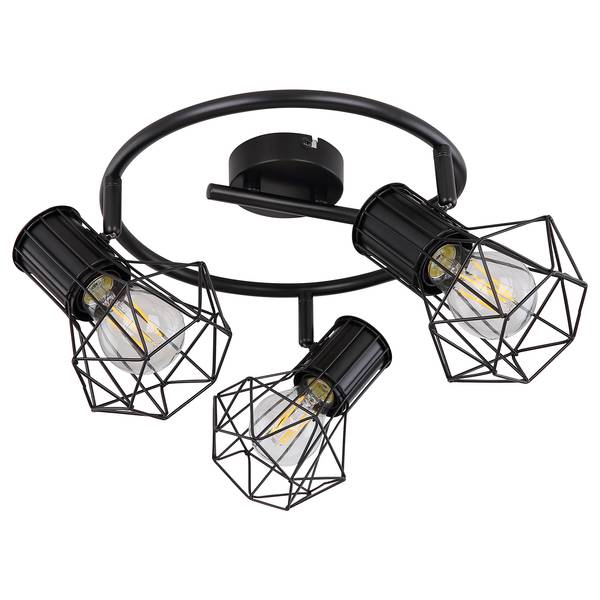 Plafondlamp Priska II ijzer - 3-lichts