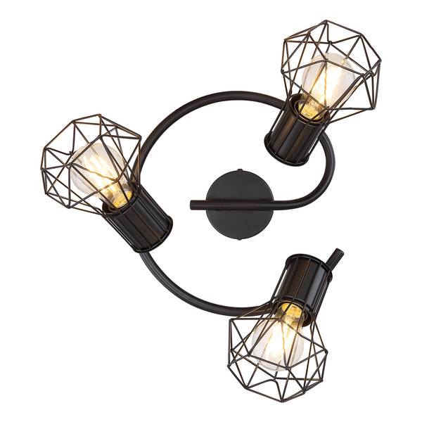 Plafondlamp Priska II ijzer - 3-lichts