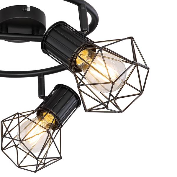 Plafondlamp Priska II ijzer - 3-lichts