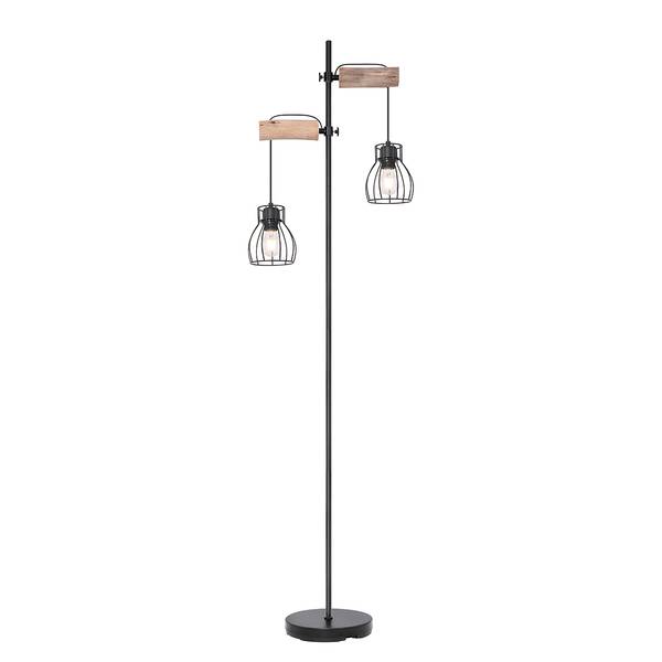 Vloerlamp Mina ijzer - 2-lichts