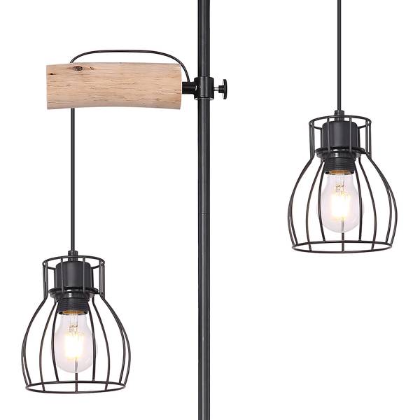 Vloerlamp Mina ijzer - 2-lichts