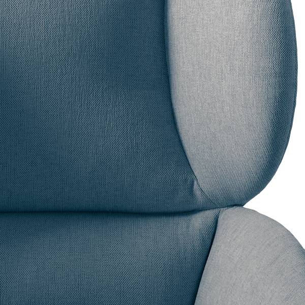 Fauteuil MAROLS Tissu Saia: Bleu jean - Chêne clair