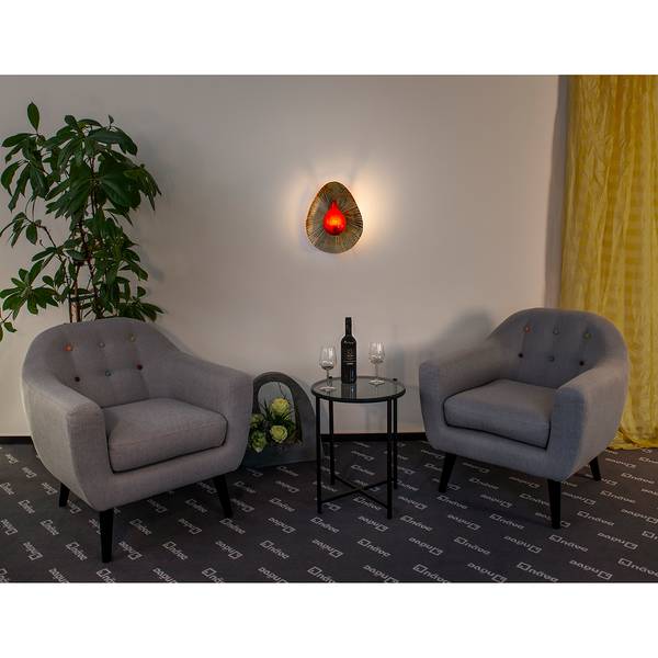 Applique Rubery Résine synthétique / Acier - 1 flamme