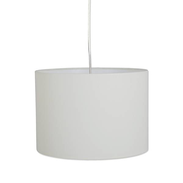 Pendelleuchte Goonbell Mischgewebe / Aluminium - 1-flammig - Beige
