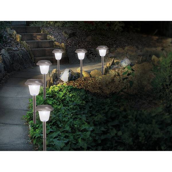LED-grondspies Rowley (set van 6) kunststof/metaal - 6 lichtbronnen