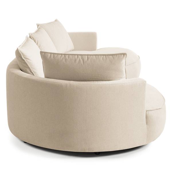 Bigsofa BUCKLEY Webstoff Saia: Beige - Ausrichtung links